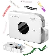 Phomemo A30 Label Maker, Mini Bluetooth Portable Rechargeable Label Maker Machine in/Out Door Use...