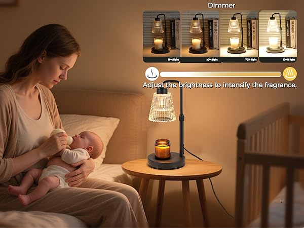 candle warmer lamp with timer