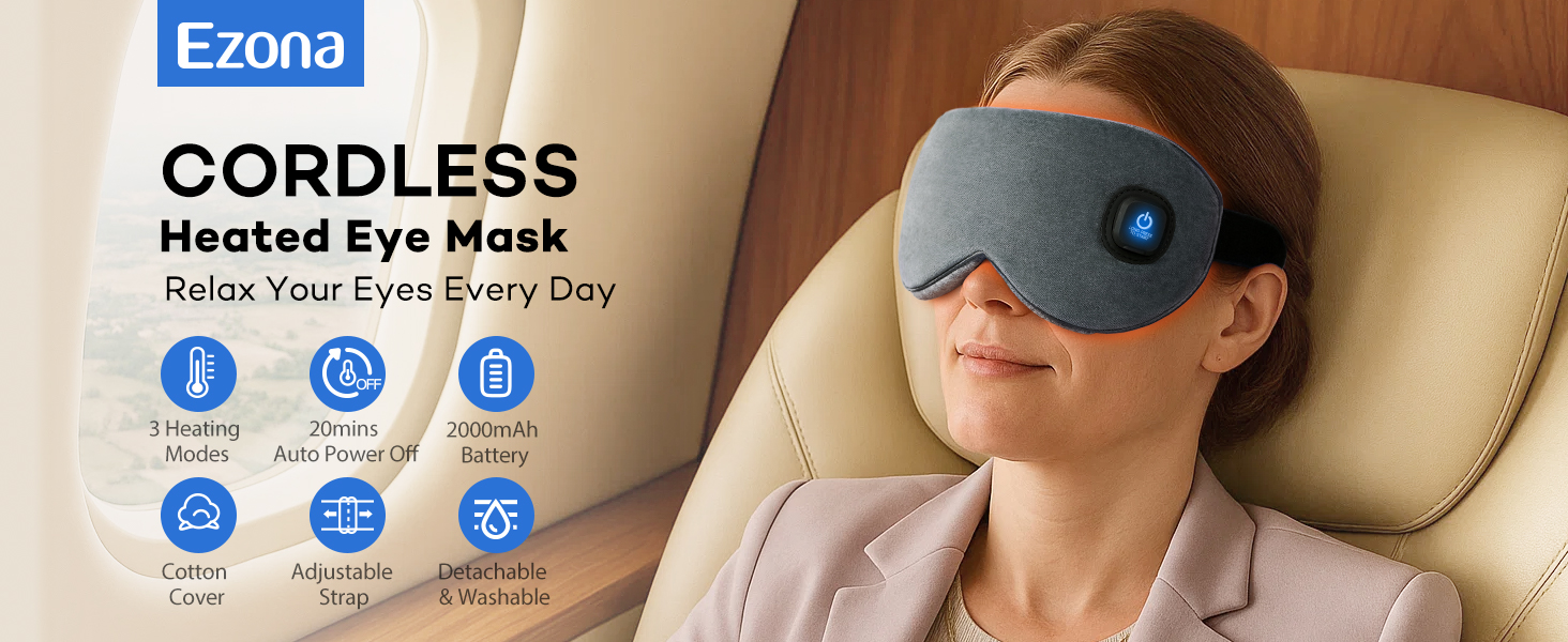 heated eye mask