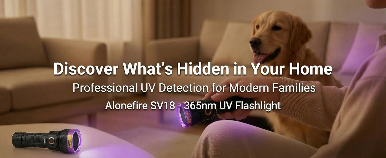 365nm UV flashlight