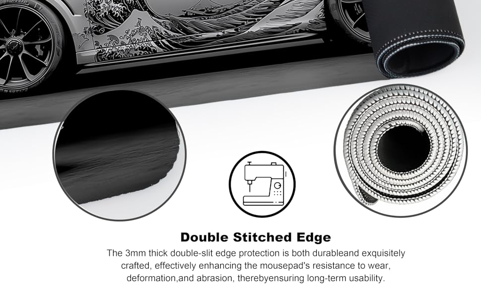 Double Stitched Edge
