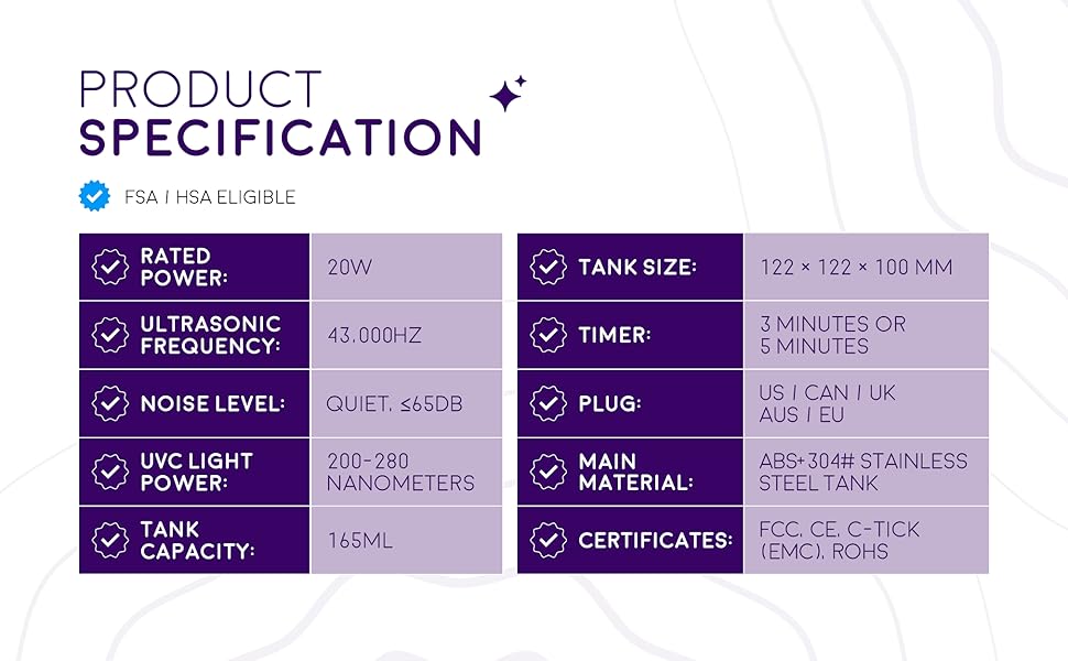 product specification