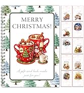 Hologram Christmas Gift Card Book for Her, Holiday gift card holder book, Christmas Gift Book wit...