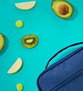 JanSport Lunch Break Insulated Cooler Bag - Leakproof Picnic Tote, Grey Bouquet