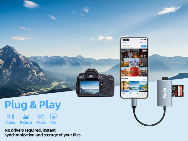 Vanja SD Card to USB Adapter