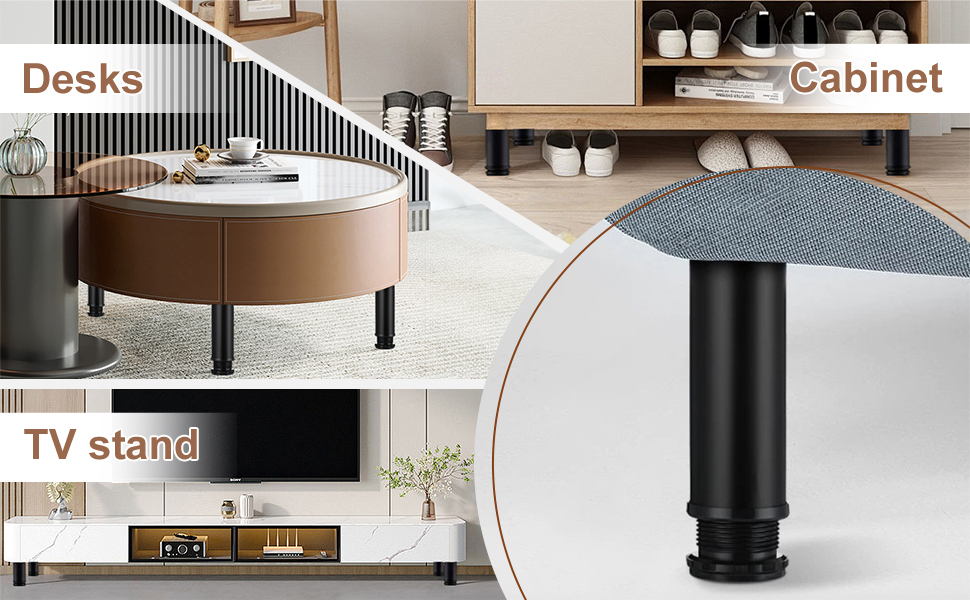 Black Furniture Legs