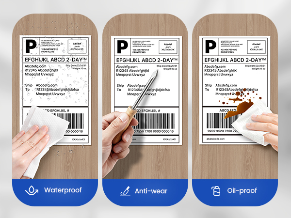 4"x6" Direct Thermal Shipping Label