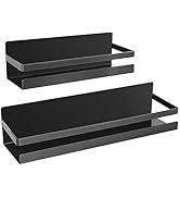 Uten Magnetic Spice Rack for Refrigerator, 2 Pack Strong Magnetic Shelf, Magnetic Shelf Moveable ...
