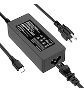 45W Chromebook Charger USB C Laptop Charger Type C for HP Travel Spare AC Adapter Power Cord 10ft