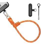 SMALLRIG Adjustable Phone Wrist Strap, 38cm Leather &amp; Nylon Wrist Strap for iPhone, for Samsung