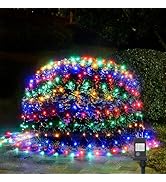 WBao Christmas Net Lights, 200LED 8.4ft x 5.2ft Christmas Bushes Lights with 8 Modes, Timer, End ...
