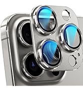 YWXTW for Pro/Pro Max Camera Lens Protector, [1:1 Perfect Fit] Matte Metal Anti Scratch Tempered ...