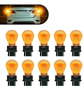 Bawkars 10 PCS 3157 Bulb, Turn Signal Bulb, Automotive Brake Tail Light Bulb Replacement, Univers...