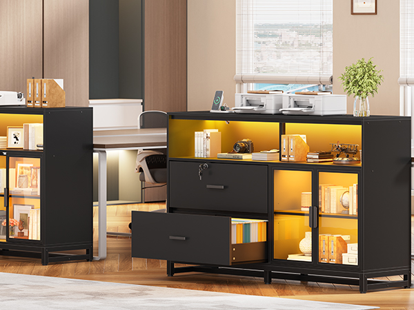 printer stand with storage