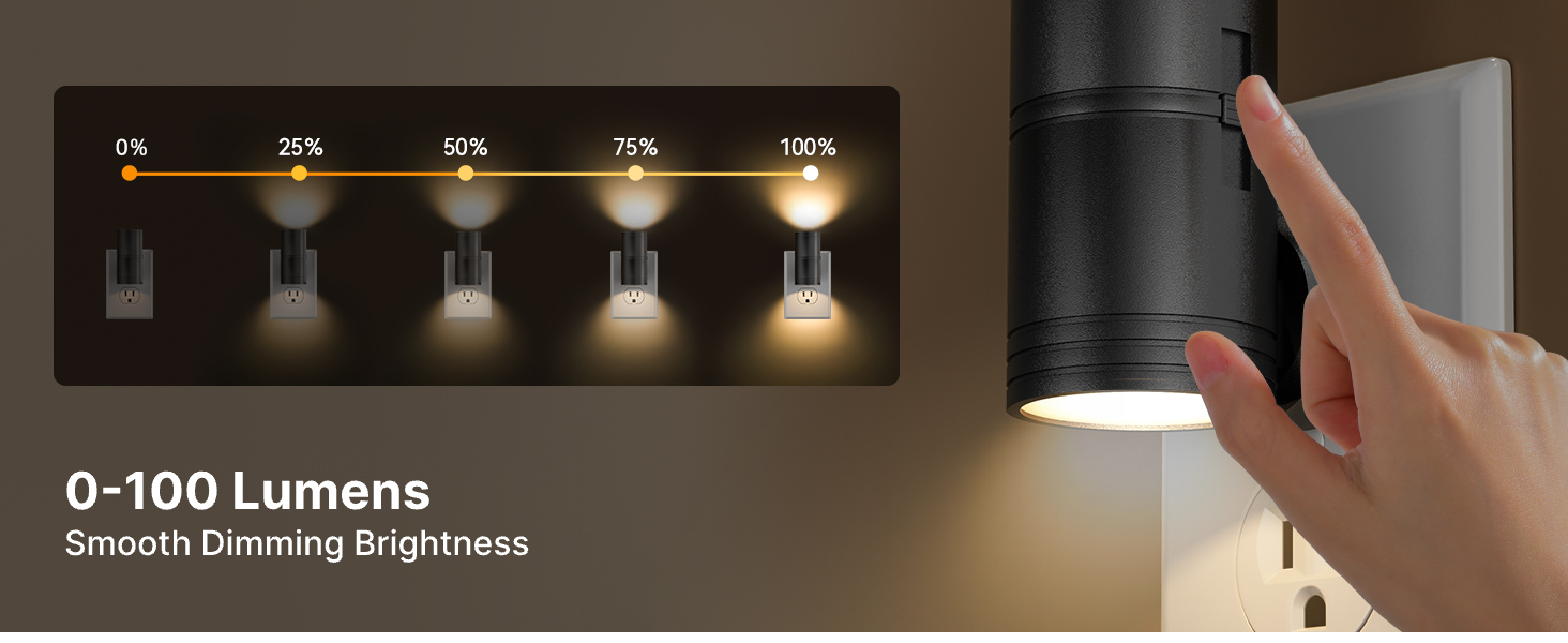 dimmable night light