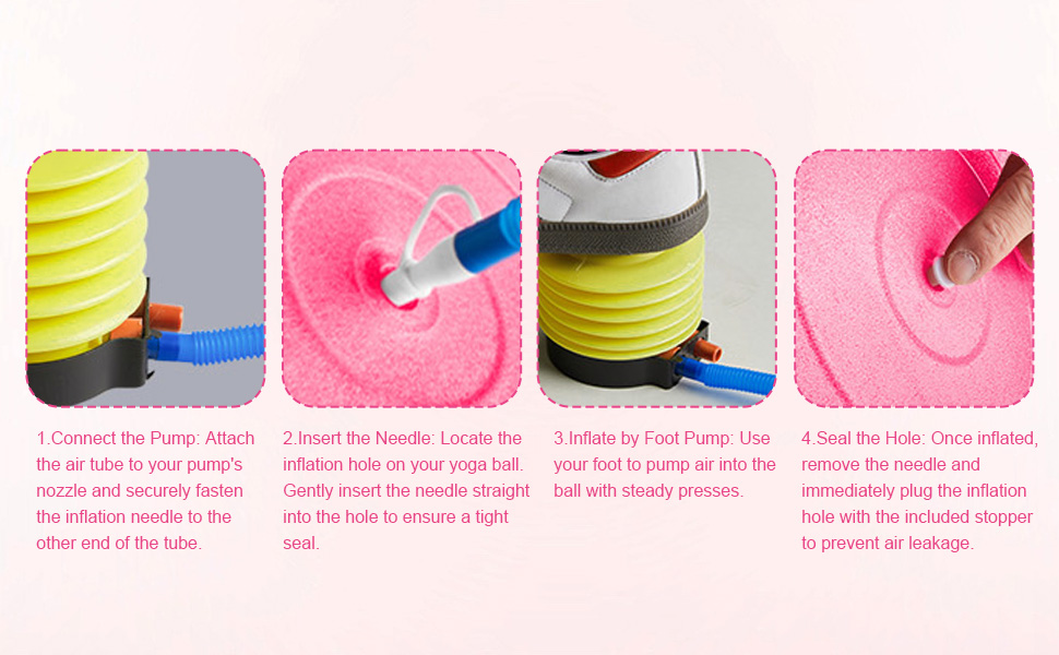 The package comes with complete inflation tools and clear size guidance