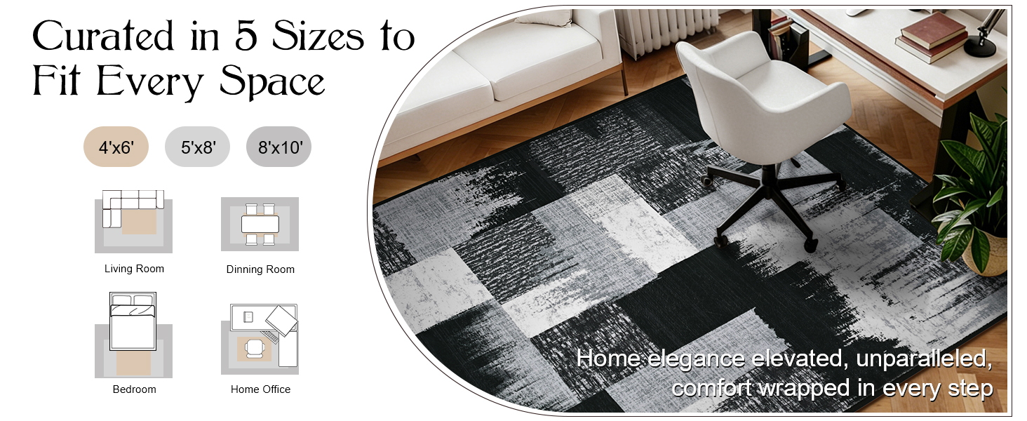 mid century modern rug