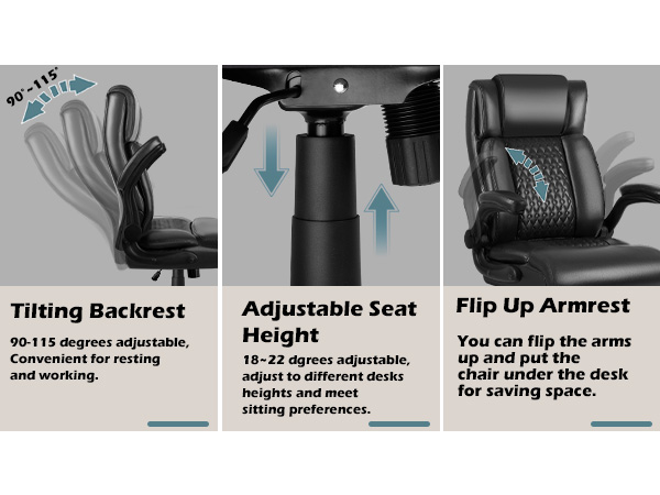 wide seat office chair