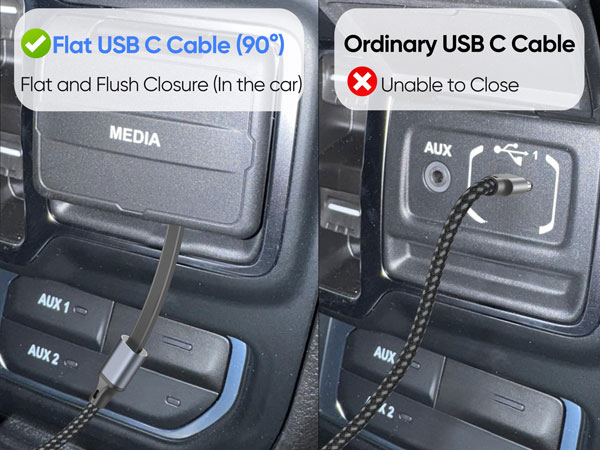 90 degree usb c cable