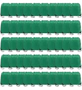 BeeGreen 50 Pieces Dark Green Drawstring Backpack Bags Wholesale Cinch Bags Bulk Heavy Duty Strin...