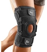 Fit Geno Hinged Knee Brace for Meniscus Tear: Adjustable Knee Support for Knee Pain w/Side Stabil...