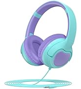 ZIHNIC Wired Kids Headphones, Safe 85dB Volume Limit for Boys & Girls, Comfortable Earpads, Folda...
