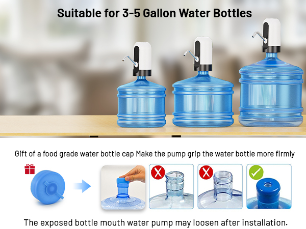 Portable Electric Water Dispenser USB Charging