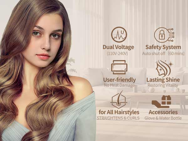S088 Steam Hair Straightener Iron