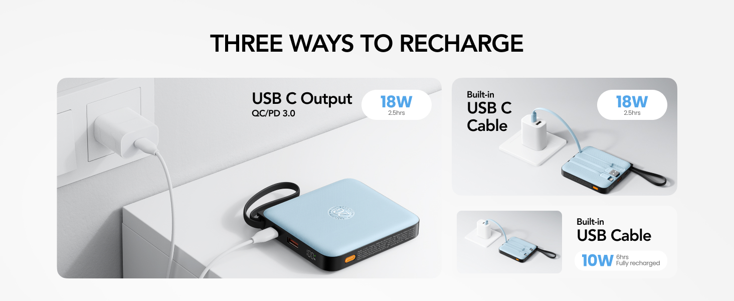iphone portable charger fast charging