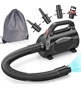 650W Electric Air Pump for Inflatables Air Mattress - Powerful Quick Fill Inflator/Deflator Pump ...