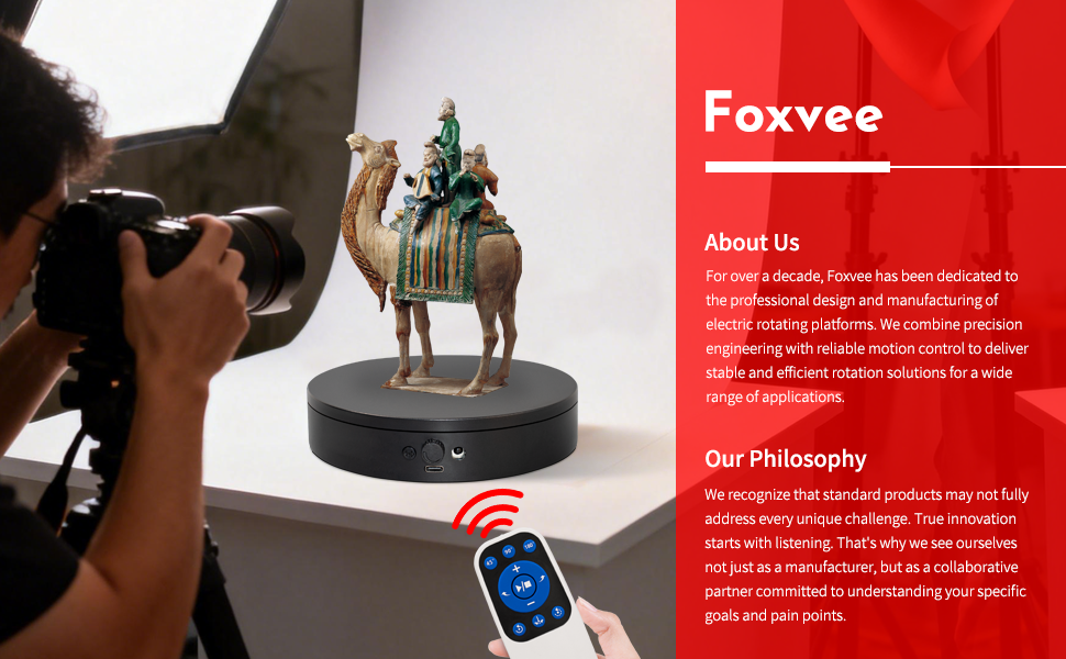 Foxvee Motorized Rotating Display Stand