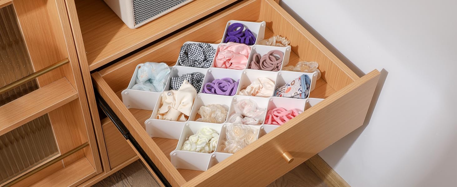 tie and belt drawer organizer