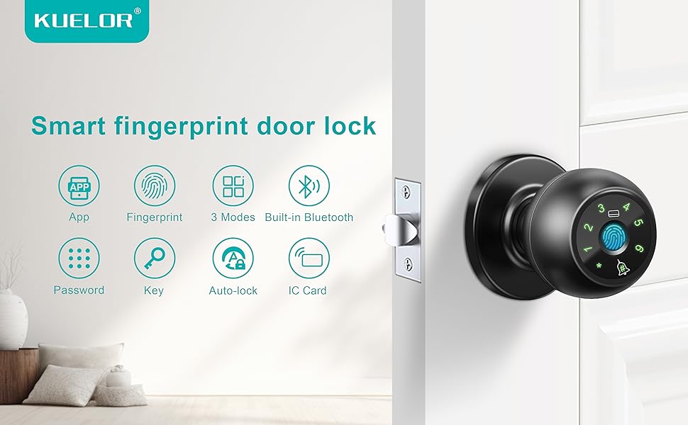 Q7-B smart fingerprint door lock