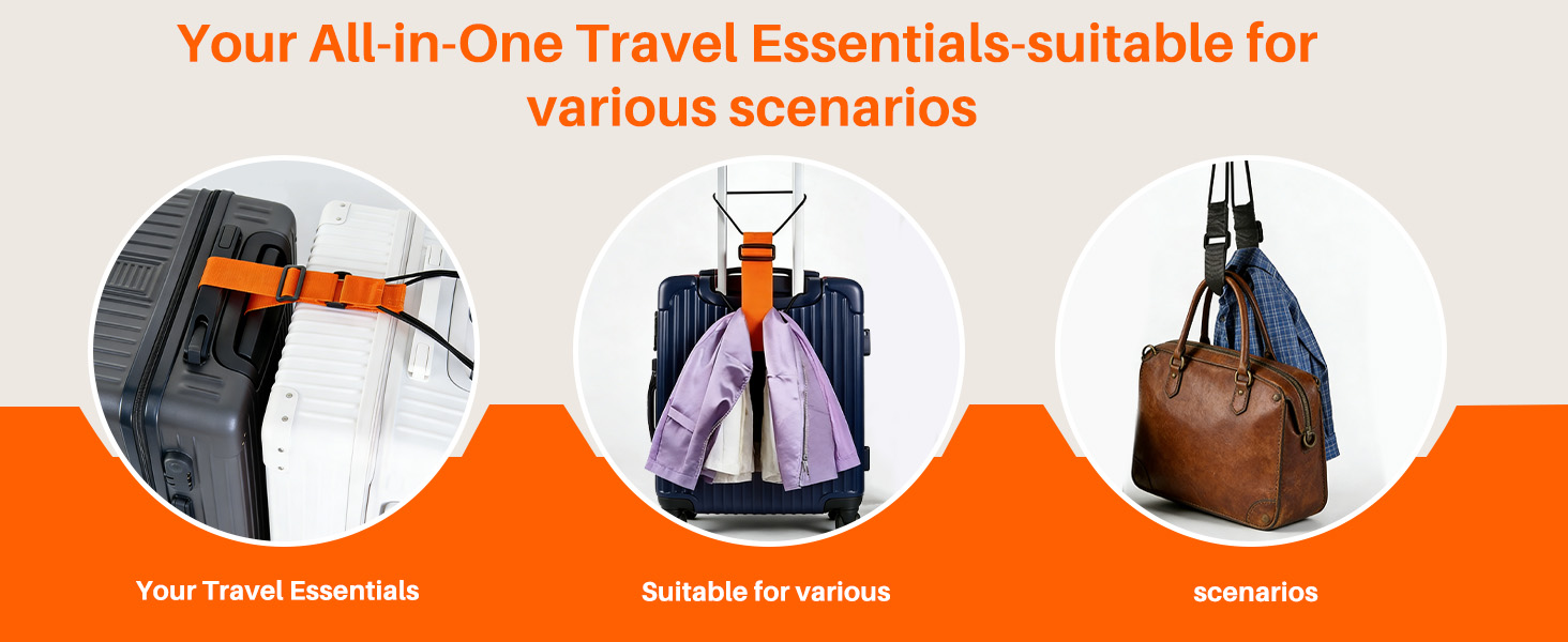 Luggage Straps for Suitcase, Luggage Connector Straps