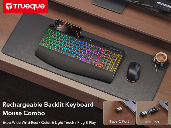 wireless keyboard and mouse combo