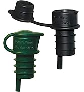 Haley's Corker 5-in-1 Wine Aerator, Stopper, Pourer, Filter, Recorker, 2-Pack Combo (Standard, Sc...