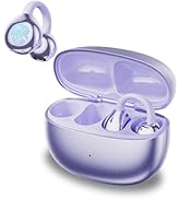 Open Ear Clip Headphones, Wireless Earbuds Bluetooth 5.4 The Over Ear Buds Earphones Built-in Mic...