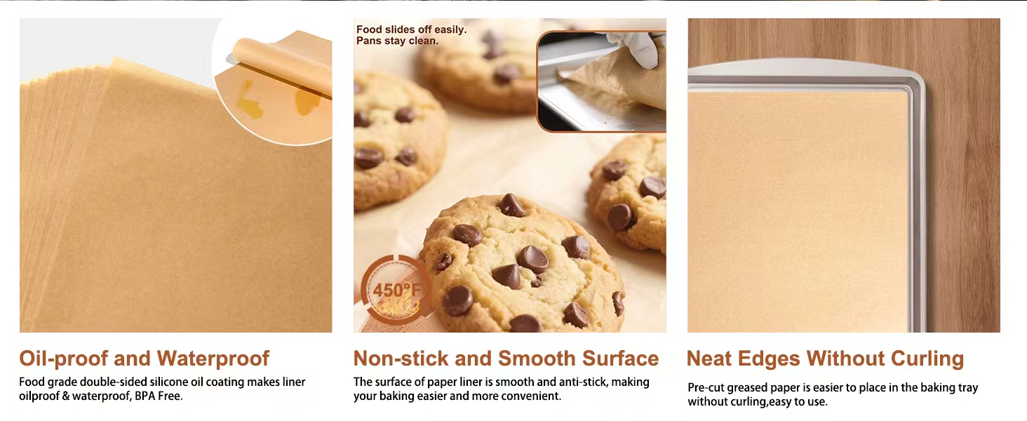 non-stick parchment sheets