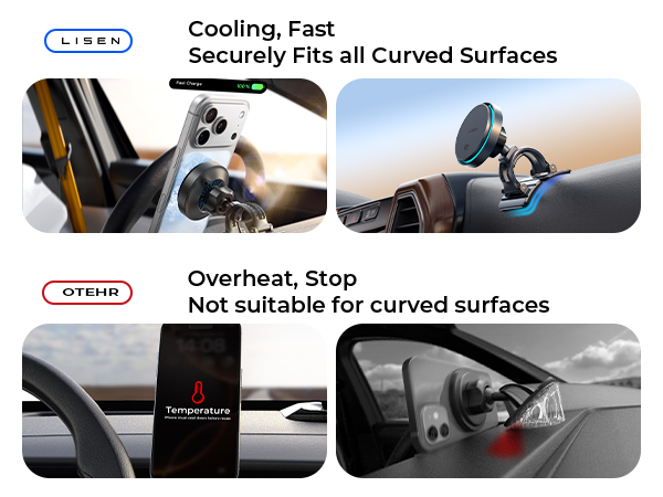 Qi2.2 magsafe car mount charger