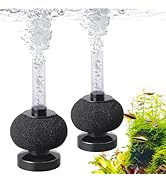 HITOP 2 Pack Aquarium Bio Sponge Filter: 4in Mini Air-Powered Fish Tank Filter, Quiet Small Spong...