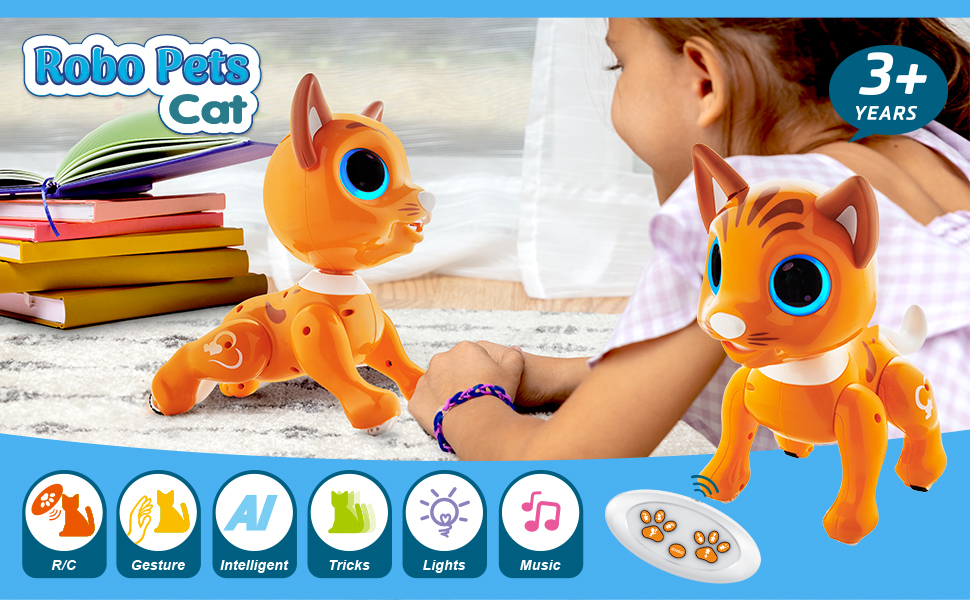 robot toys robot cat remote control robot present pet