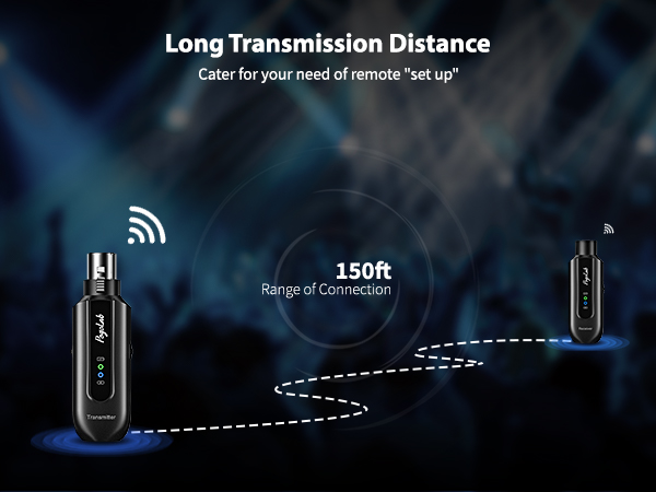 Wireless Microphone Transmitter Receiver