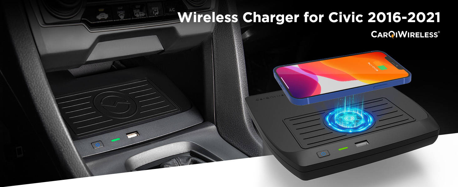 Wireless Charger for Honda Civic 2016-2021