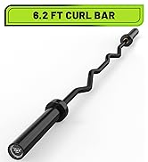 6.2FT Olympic EZ Curl Barbell
