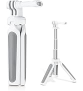 JJC Mini Selfie Stick Tripod Compatible with Gopro Hero 13 12 11 10 9, Small Portable Handle Grip...