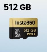 Insta360 512GB PRO microSDXC Memory Card, V30, A2, UHS-I, 90 MB/s Read/Write Speed