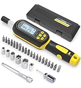 YIYEIE 32PCS Digital Torque Screwdriver, 2.66-53.1 in-lbs/0.3-6 Nm, Inch Pound Torque Screwdriver...