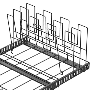cookie sheet organizer for cabinet