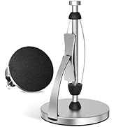 VEHHE Paper Towel Holder Countertop, One-Handed Tear, Stainless Steel, Stand Paper Towel Holder w...