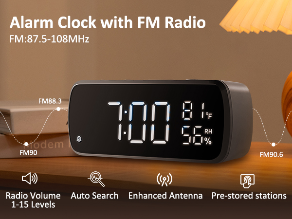 clock radio for bedroom alarm clocks for bedrooms alarm clock radio